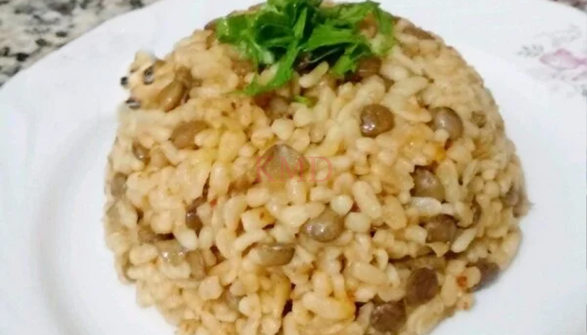 Yeşil Mercimekli Bulgur Pilavı
