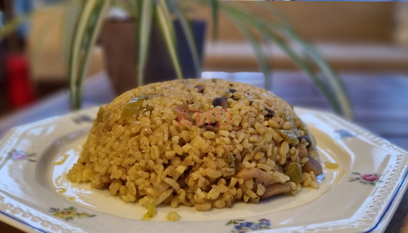 Mantarlı Bulgur Pilavı